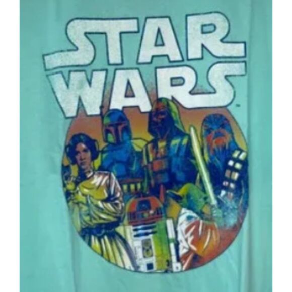 Star Wars T-Shirt Mad Engine XL Darth Vader Skywalker Yoda R2D2 - Picture 2 of 2